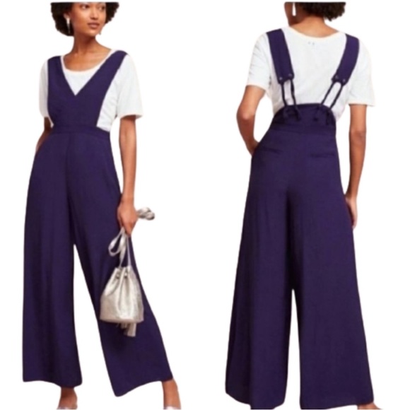 Anthropologie Pants - Anthropologie Maeve purple jumpsuit